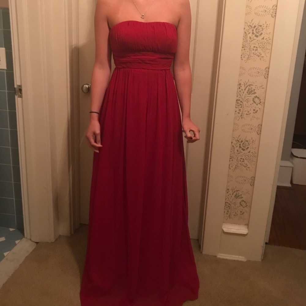 Bill Levkoff Cranberry Bridesmaid/Formal Dresses